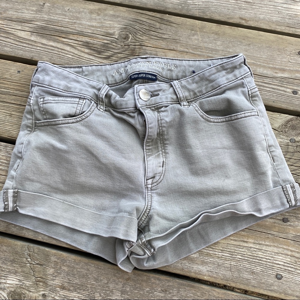 American Eagle Hi-Rise Shortie Shorts